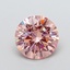 2.51 Ct. Fancy Intense Pink Round Lab Grown Diamond