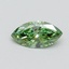 0.52 Ct. Fancy Vivid Pacific Green Marquise Lab Grown Diamond