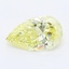 0.51 Ct. Fancy Intense Yellow Pear Lab Grown Diamond