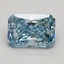 1.69 Ct. Fancy Vivid Blue Radiant Lab Grown Diamond