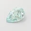 1.06 Ct. Fancy Vivid  Green Pear Lab Grown Diamond