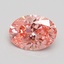 1.31 Ct. Fancy Vivid Pink Oval Lab Grown Diamond