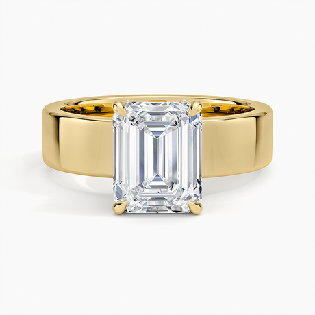 Thick Band Engagement Ring - Alden