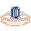 14K Rose Gold Adorned Opera Diamond Ring (1/2 ct. tw.) with Curved Versailles Diamond Ring