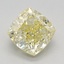 1.89 Ct. Fancy Yellow Cushion Lab Grown Diamond