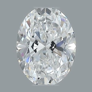 Oval diamond — real photo
