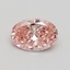 0.50 Ct. Fancy Pink Oval Lab Grown Diamond