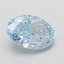 1.03 Ct. Fancy Vivid Blue Oval Lab Grown Diamond