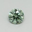 0.51 Ct. Fancy Vivid Pacific Green Round Lab Grown Diamond