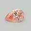0.33 Ct. Fancy Vivid Pink Pear Lab Grown Diamond