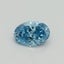 0.30 Ct. Fancy Vivid Blue Oval Lab Grown Diamond