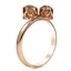 The Narumi Ring, smalltop view on a hand