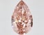 14.63 Ct. Fancy Intense Pink Pear Lab Grown Diamond