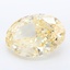 17.22 Ct. Light Brownish Yellow Oval Lab Grown Diamond