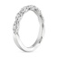 Platinum Tacori Petite Crescent Pavé Diamond Ring (1/3 ct. tw.), smallside view