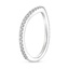 18K White Gold Luxe Curved Diamond Ring (1/4 ct. tw.), smallside view