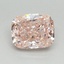 1.67 Ct. Fancy Vivid Pink Cushion Lab Grown Diamond