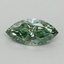 1.62 Ct. Fancy Vivid Green Marquise Lab Grown Diamond