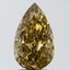 2.15 Ct. Fancy Intense Grayish Yellow Pear Lab Grown Diamond