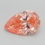 1.51 Ct. Fancy Vivid Pink Pear Lab Grown Diamond