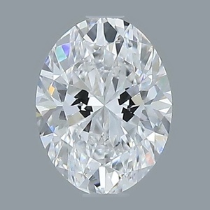 Oval diamond — real photo