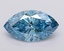 3.04 Ct. Fancy Vivid Blue Marquise Lab Grown Diamond