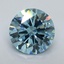 3.00 Ct. Fancy Vivid Blue Round Lab Grown Diamond