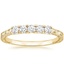 18K Yellow Gold Hudson Five Stone Diamond Ring (1/4 ct. tw.), smalltop view