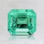 6.6x5.9mm Colombian Emerald