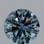 2.10 Ct. Fancy Vivid Blue Round Lab Grown Diamond