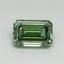 6.09 Ct. Fancy Vivid Pacific Green Emerald Lab Grown Diamond