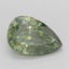 1.90 Ct. Fancy Vivid Green Pear Lab Grown Diamond