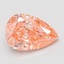 5.08 Ct. Fancy Vivid Pink Pear Lab Grown Diamond