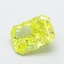 1.51 Ct. Fancy Vivid Yellow Radiant Lab Grown Diamond
