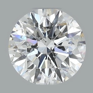 Round diamond — real photo