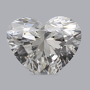 Heart diamond — real photo