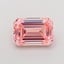 4.06 Ct. Fancy Vivid Pink Emerald Lab Grown Diamond