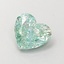 0.90 Ct. Fancy Intense  Green Heart Lab Grown Diamond