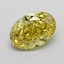 3.09 Ct. Fancy Intense Yellow Oval Lab Grown Diamond