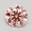2.07 Ct. Fancy Intense Pink Round Lab Grown Diamond