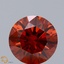 2.01 Ct. Fancy Deep Orange Round Lab Grown Diamond