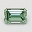 1.05 Ct. Fancy Vivid Green Emerald Lab Grown Diamond
