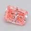 1.02 Ct. Fancy Vivid  Pink Radiant Lab Grown Diamond