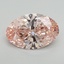8.03 Ct. Fancy Vivid Pink Oval Lab Grown Diamond