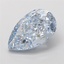 3.59 Ct. Fancy Intense Blue Pear Lab Grown Diamond