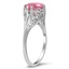 The Lacee Ring, smalltop view on a hand