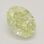 1.13 Ct. Fancy Light Yellow Oval Diamond