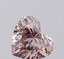 1.01 Ct. Fancy Brownish Pink Heart Lab Grown Diamond