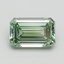 1.03 Ct. Fancy Intense Pacific Green Emerald Lab Grown Diamond