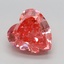 3.56 Ct. Fancy Vivid Pink Heart Lab Grown Diamond